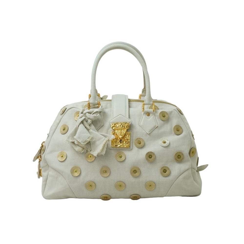 Louis Vuitton Panama Bowlie Handbag Polkadots Tinkerbell